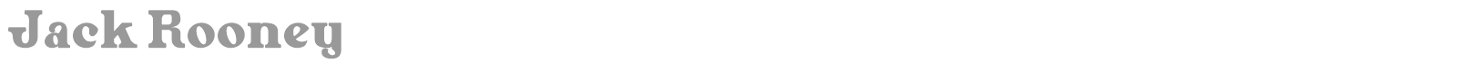 Jack Rooney font preview